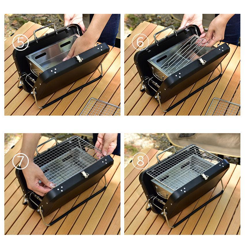 Amazon | ピースパーク バーベキューグリル バーベキューコンロ